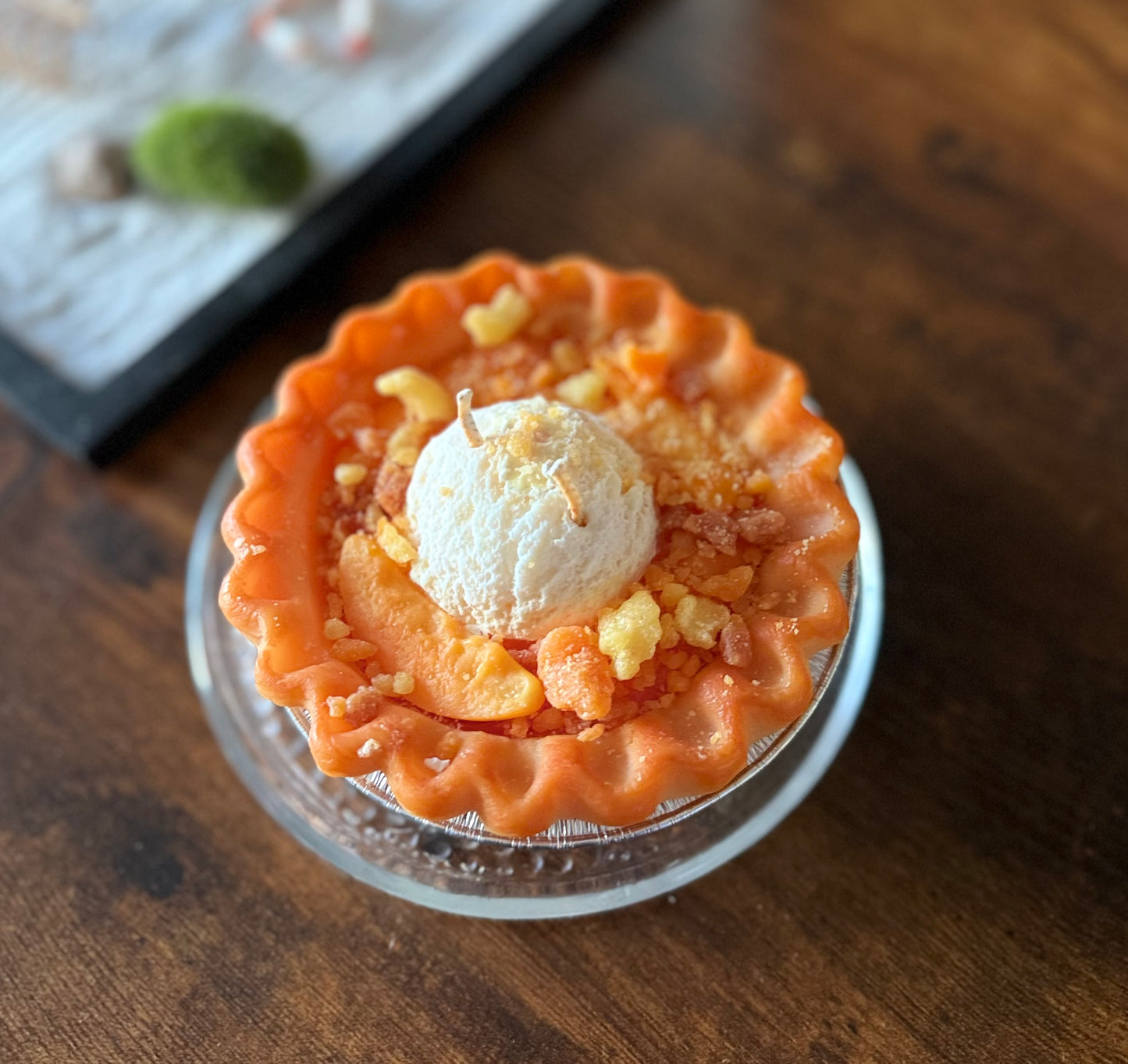 Peach Crumble Pie