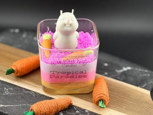 Custom Easter Bunny Candle